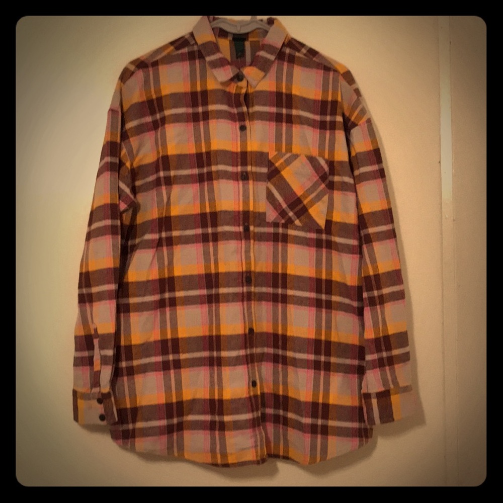 Winter shirt button up